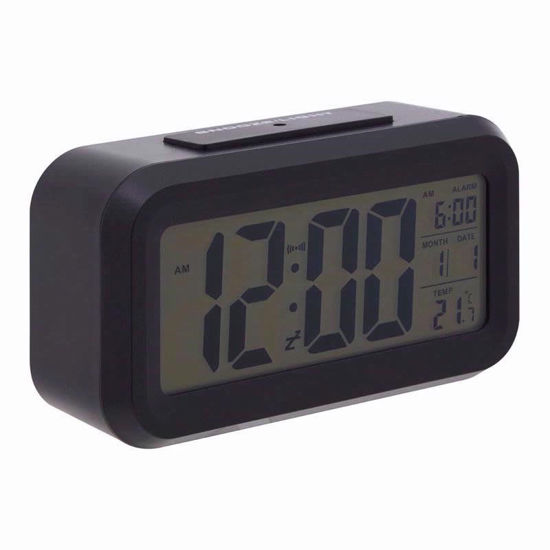 Picture of PREMIER LCD DIGITAL CLOCK BLACK 13.5X7.3X4.7C