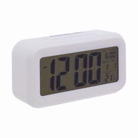 Picture of PREMIER LCD DIGITAL CLOCK WHITE 13.5X7.3X4.7C