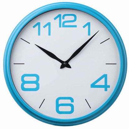 Picture of PREMIER PLASTIC WALL CLOCK BLUE
