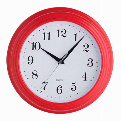 Picture of PREMIER VINTAGE WALL CLOCK RED