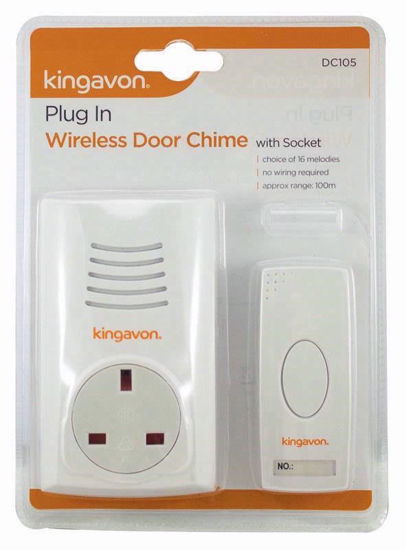 Picture of KINGAVON PLUG IN DOORBELL DC105