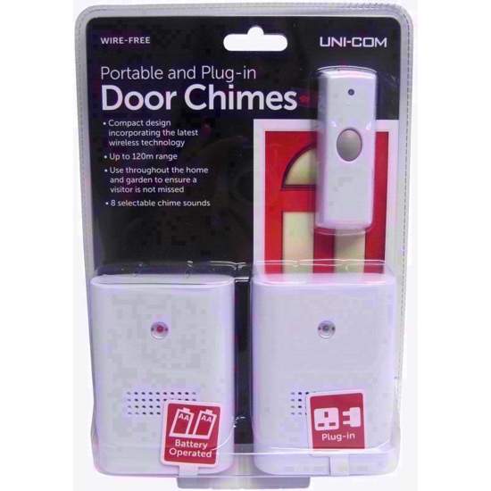 Picture of UNICOM PORTABLE PLUG TWIN CHIME