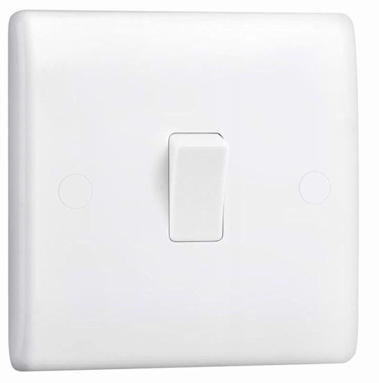 Picture of BG 1 GANG 2 WAY SWITCH WHITE DD