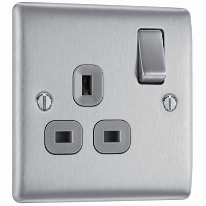 Picture of BG 1 GANG SOCKET B/CHROME