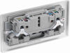 Picture of BG 2 GANG SOCKET B/CHROME