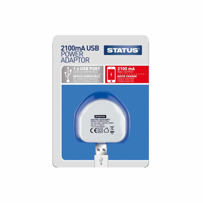 Picture of STATUS SINGLE USB PLUG 1PK CLAM SHELL