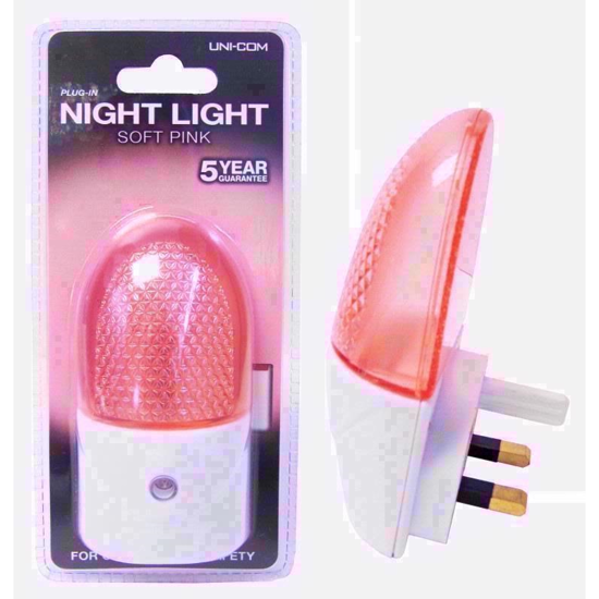 Picture of UNICOM 3 LED NIGHT LIGHT PINK