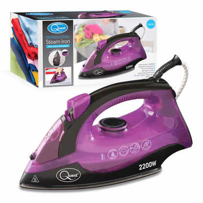 Picture of QUEST STEAM IRON 1600W PURPLE 35360 N/A