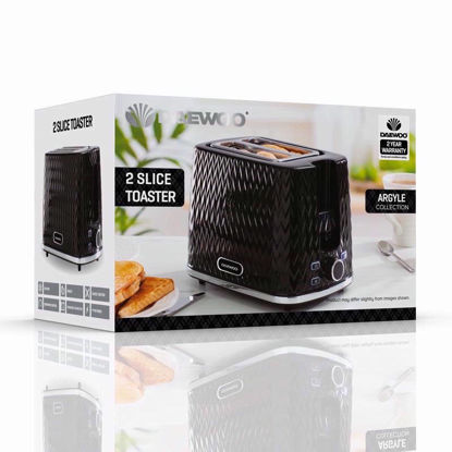 Picture of DAEWOO ARGYLE TOASTER BLACK