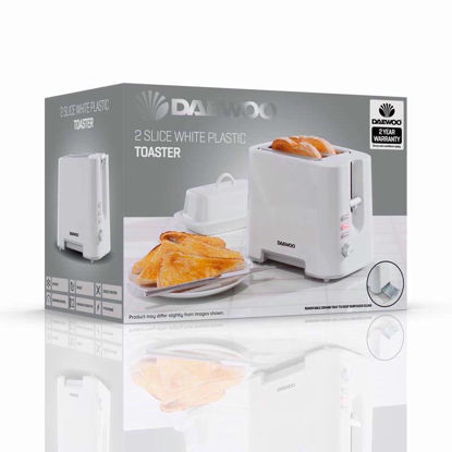 Picture of DAEWOO WHITE TOASTER 2 SLICE