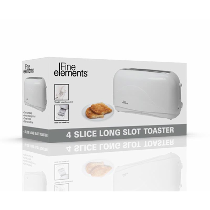 Picture of FINE ELEMENTS 4 SLICE TOASTER
