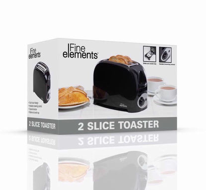 Picture of FINE ELEMENTS BLACK TOASTER SDA1674 19.11