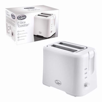 Picture of QUEST WHITE TOASTER 2 SLICE 34279