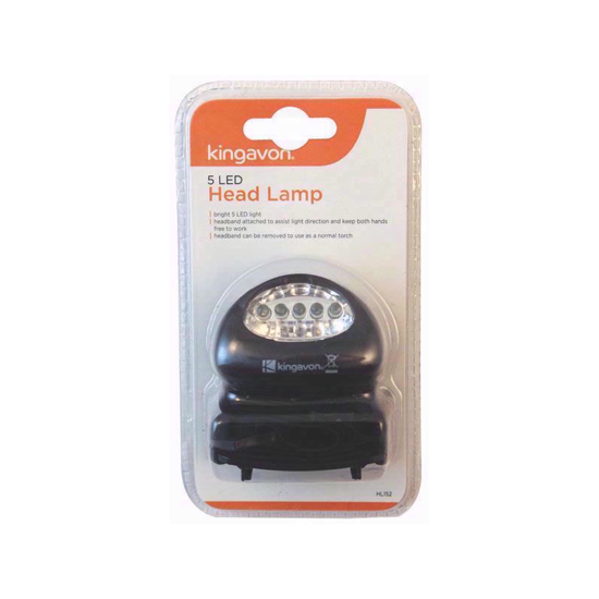 Picture of KINGAVON 5 LED HEAD LAMP SET