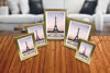 Picture of HOME COLLECTION GOLD RIBBED FRAME A4