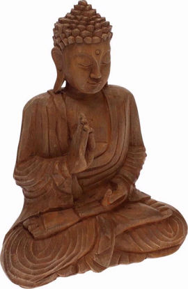 Picture of BUDDHA COPPER POLYSTONE 32CM