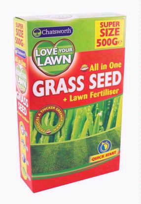 Picture of CHATSWORTH LOVE YOUR LAWN GRASS SEED 500G