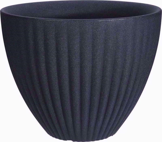 Picture of FLOWERPOT ROUND ANTHRACITE 39CM *