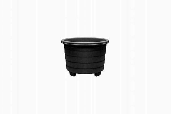 Picture of GROSVENOR 32CM ROUND PLANTER BLACK