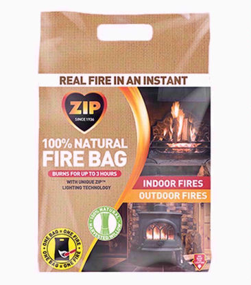 Picture of ZIP NATURAL FIRE IN BAG 2.5KG