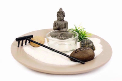 Picture of ANTIQUE BUDDHA ZEN GARDEN 16CM