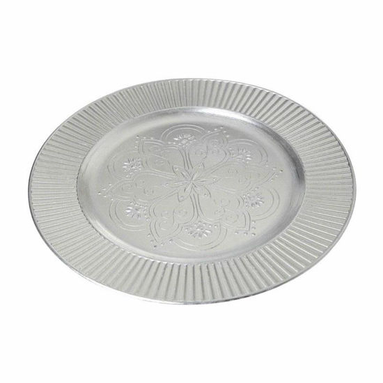 Picture of CHARGER PLATE SILVER REDBUD 33CM