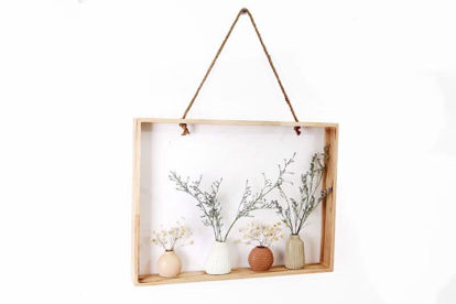 Picture of DRY FLOWERS IN HANGING FRAME