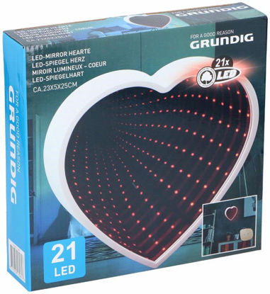 Picture of GRUNDING MIRROR HEART INFINITE 21 LED