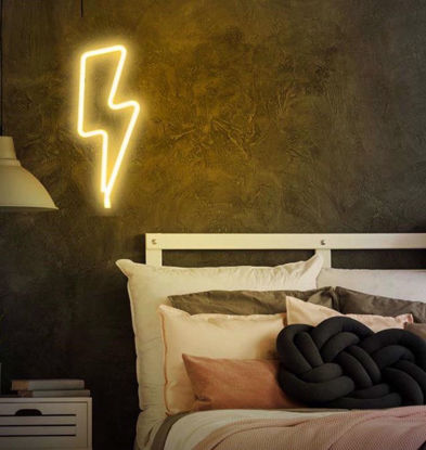 Picture of NEON LIGHT LIGHTNING BOLT