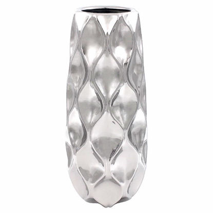 Picture of VASE WAVE VASE SILVER