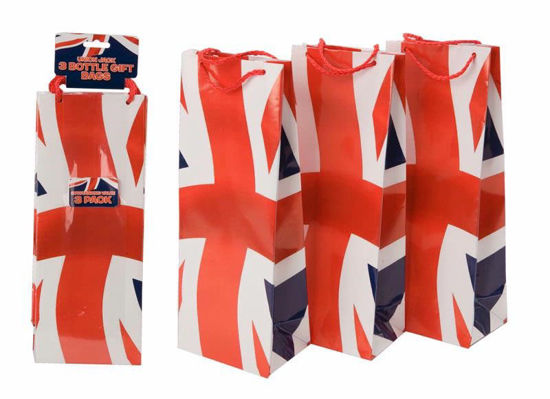 Picture of UNION JACK BOTTLE 3 BAGS D000