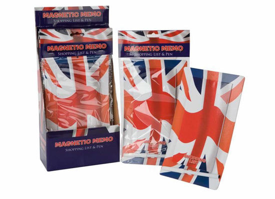 Picture of UNION JACK MEMO SHOP PAD MAGNET D000