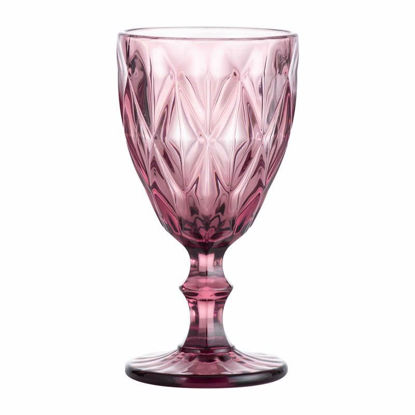 Picture of RAVENHEAD GEMSTONE AMETHYST WINE GLASS 32CL