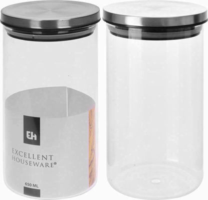 Picture of STORAGE JAR WITH LID 1L