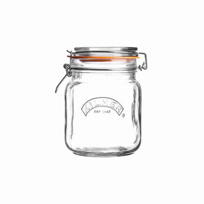 Picture of KILNER 1LTR SQUARE CLIP TOP JAR 