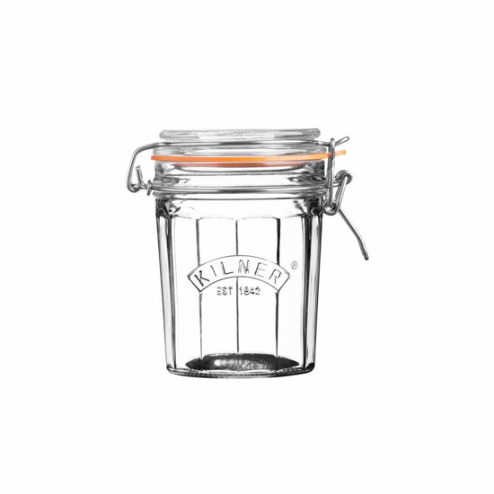 Picture of KILNER FACETTED CLIP TOP JAR 0.45L