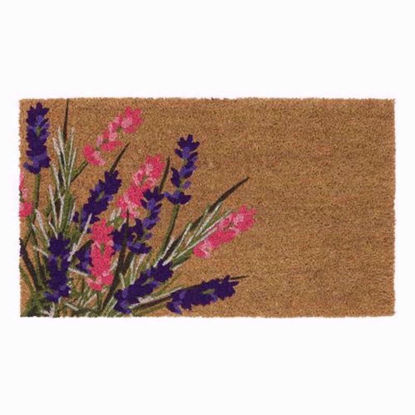 Picture of JVL DOORMAT COIR LATEX LAVENDER 40X70CM