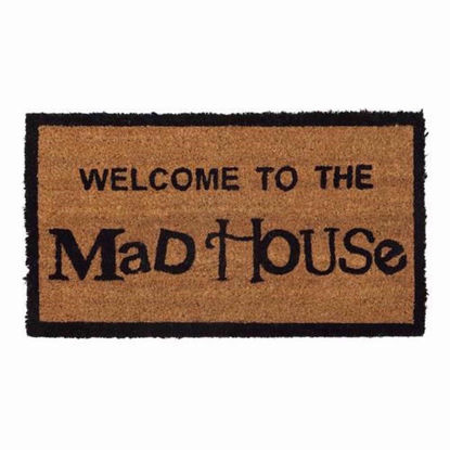 Picture of JVL DOORMAT COIR LATEX MAD HOUSE D000