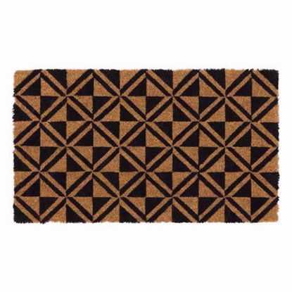 Picture of JVL DOORMAT COIR LATEX PATTERNED 40X70CM