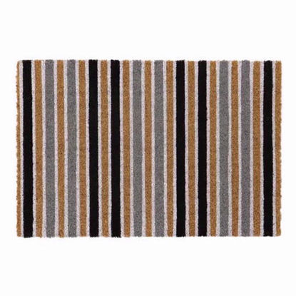 Picture of JVL DOORMAT COIR LATEX STRIPE 40X60CM D0000