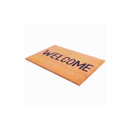 Picture of JVL DOORMAT COIR PVC WELCOME 33.5X60CM