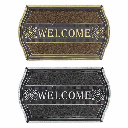 Picture of JVL DOORMAT INDOOR RUBBER WELCOME 45X75CM