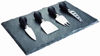 Picture of TE SLATE CHEESE BOARD 4 PCS SET BLACK/SATIN