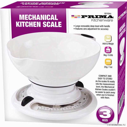 Picture of PRIMA MECHANICAL KITCHEN SCALE WHITE