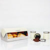 Picture of DAINTY BREAD BIN & CANISTERS CREAM