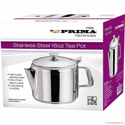 Picture of PRIMA S/S TEA POT 16OZ