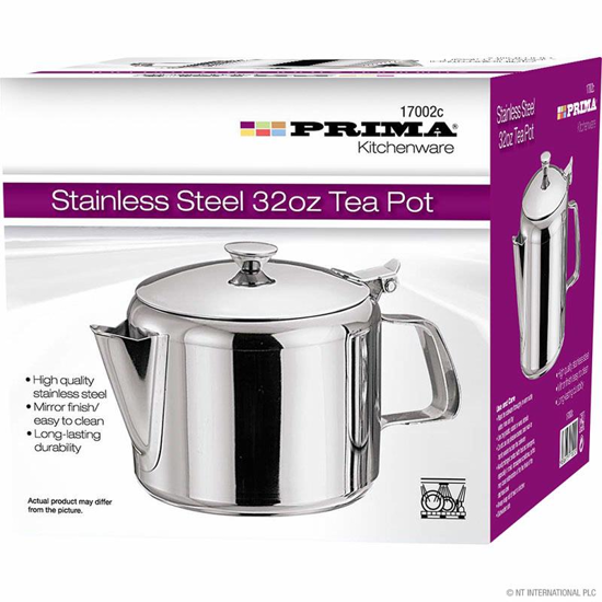 Picture of PRIMA S/S TEA POT 32OZ