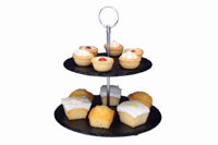 Picture of APOLLO SLATE CAKE STAND 2 TIER