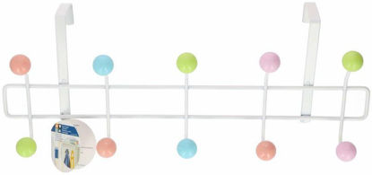 Picture of DOOR HANGERS 42X17CM 10 HOOKS STEEL WHITE