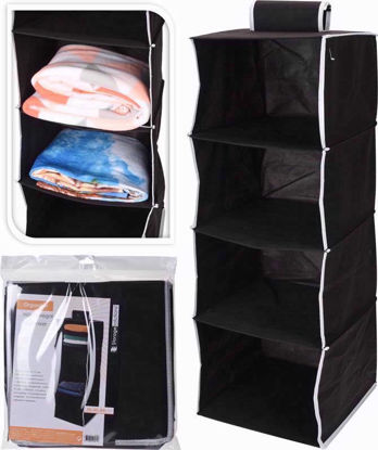 Picture of HANGING STORAGE ORGANISER 4 COMPARTMENTS